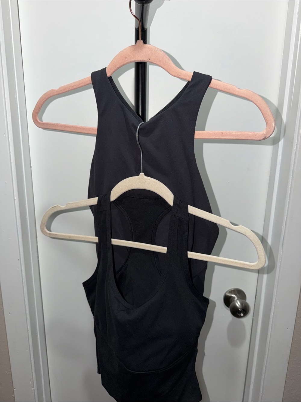 Bundle of 2 Women’s Black Athletic Tank Tops – Halara & All in Motion – Size Sma